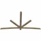 Ekena Millwork Alberta Rough Sawn Timber Gable Bracket, Douglas Fir, 96"W x 56"H x 2"D x 4"F, 14/12 Pitch GBW096X56X0204ALB00RDF - alternate 3